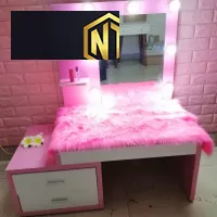 BÀN TRANG ĐIỂM NGỌC THỊNH CÓ GƯƠNG VÀ ĐÈN SÁNG